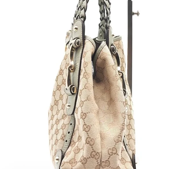 Gucci Beige and Olive Women's Tote Bag - Picture 4 of 10